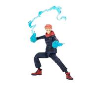 Jazwares Figura Yuji Itadori Total Anime 16,5 cm, caras y manos intercambiables, efectos energéticos