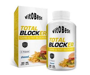 Total Blocke Carb & Fat 90 cápsulas VIT.O.BEST - apoyo en control de carbohidratos y grasas