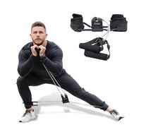 Total Body Band, Banda de Fitness Todo en uno, Banda de Ejercicio de Cuerpo Completo para Ejercicio en casa o Entrenamiento sobre la Marcha, Multiusos para Fuerza, núcleo, Pilates y más, tamaño
