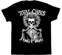 Total Chaos Street Punx - Camiseta unisex para hombre, Negro , XXL