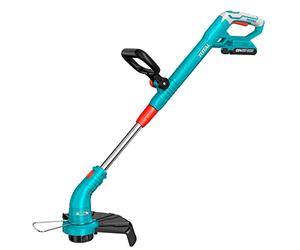 TOTAL - Cortabordes Eléctrico - A Batería P20S de 20 V - Máquina de Podar Portátil Especial para Jardín - Diámetro de Corte de 300 mm - Mango Ajustable hasta 180º