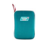 Total - Juego de 9 Herramientas en Estuche de Lona - Flexómetro, Destornilladores, Llave Ajustable, Alicates, Cutter y Minimartillo - Kit de Herramientas perfecto para uso en casa, coche o proyectos