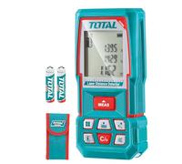 TOTAL Medidor de Distancia Láser 70M, Precisión ±2.0 mm, Rango 0.05-70 m, Diodo Láser 635 nm Clase 2, Azul, Multifunción, Fácil de Usar
