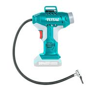 TOTAL - Pistola Compresor a Batería P20S de 20 V - Bomba de Aire Eléctrica para Inflar Neumáticos, Balones y Colchones- Máxima Presión de 150 Psi/10 Bar