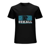 Total Recall Rekall for The Memory of A Lifetime Camiseta unisex Top Black Mens Tee, Negro , 3XL