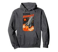 ¡Total Rocket! Diseño Retro Inspirado en SpaceX Sudadera con Capucha