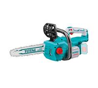 TOTAL - Sierra de Cadena a Batería P20S de 20 V - Motor Brushless - Velocidad de 4500 rpm - Herramienta para Madera - Para Jardinería - Incluye Espada y Cadena