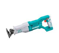 TOTAL - Sierra de Sable a Batería P20S de 20 V - Inalámbrica - Herramienta para Cortar Metal y Madera - Velocidad de 2800 rpm - Incluye 2 Hojas de Sierra