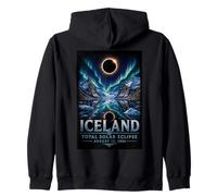 Total Solar Eclipse 2026 Islandia, Totality Chaser Hombres Mujeres Sudadera con Capucha