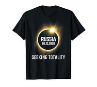 Total Solar Eclipse 2026 Totality Russia Apparel Camiseta
