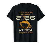 Total Solar Eclipse At Sea August 12 2026 Eclipse Cruise Camiseta