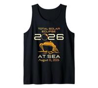 Total Solar Eclipse At Sea August 12 2026 Eclipse Cruise Camiseta sin Mangas