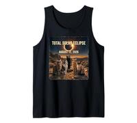 Total Solar Eclipse Cats Gafas de Sol 2026 Agosto Hombres Mujeres Camiseta sin Mangas