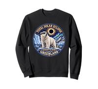 Total Solar Eclipse Greenland 2026 Polar Bear Eclipse Chaser Sudadera