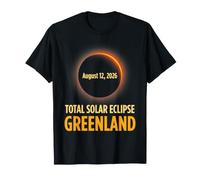 Total Solar Eclipse Greenland August 12 2026 Arctic Eclipse Camiseta