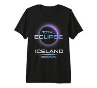 Total Solar Eclipse Iceland 8 12 2026 Totality Astronomy Camiseta Premium