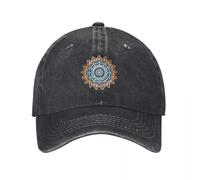 Total Solar Eclipse Mandala - 8 de Abril de 2024 Gorra de béisbol para Pescar para Hombre, Gorra Solar para Hombres