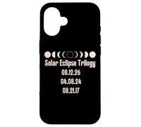 Total Solar Eclipse Trilogía Camino de la Totalidad Tops y Cosas Carcasa para iPhone 16