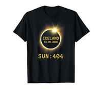Total Solar Iceland Eclipse 2026 Totality Sun 404 Not Found Camiseta