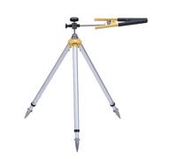 Total Station - Abrazadera de barra de centrado para trípode, soporte de aleación de aluminio, altura ajustable, 80-124 cm, instrumento de medición de topografía, 62 a 88 cm, clip negro dorado