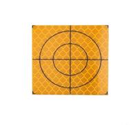 Total Station Reflector Target Stickers, paquete de 100 cuadrados reflectantes acrílicos para topografía, ingeniería de túneles, construcción de puentes y fachada de edificios (60 x 60 mm)