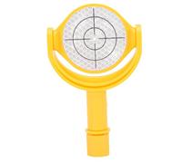 Total Station Tilt Reflector 60mm | Surveying Reflective Target for Tunnel/Steep Slope/Road Inspection | 15m Visibility, Strong ABS with Crossed Lines Holder