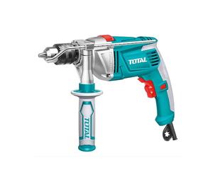 TOTAL - Taladro Percutor de Cable con Potencia de 1010 W - Portabrocas Manual con Capacidad de hasta 13 mm - Velocidad Variable 2800 rpm - Avance y Retroceso