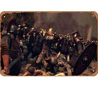 Total War: Attila, Total War, Video Game - Letrero de metal para decoración del hogar, bar, cafetería, club, decoración de pared, letrero retro vintage de 8 x 12 pulgadas