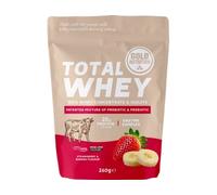 Total Whey GOLD NUTRITION Fresa-Plátano (260g)