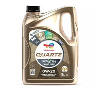 TotalEnergies - Aceite de motor total de cuarzo INEO X Larga Vida 0W20 Bidón de 5 litros