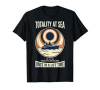Totalidad en el mar 08 12 26 Total Eclipse Solar Sky Watchers Camiseta gráfica económica