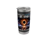 Totality At Sea 2026 Total Solar Eclipse Cruise Ship August Vaso térmico de acero inoxidable de doble pared
