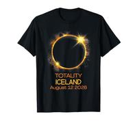 Totality Eclipse Solar 2026 Iceland Camiseta
