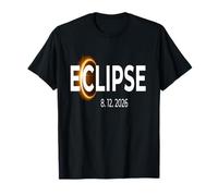 Totality Eclipse Solar 8.12.2026 Astronomy Space Enthusiast Camiseta