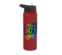 Totally 80s No se necesita disfraz de los 80 Stainless Steel Insulated Water Bottle