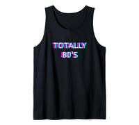 Totally 80s Retro 1980s Music Disco Rave Theme Party Camiseta sin Mangas