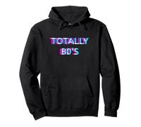 Totally 80s Retro 1980s Music Disco Rave Theme Party Sudadera con Capucha