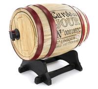 Totally Addict Dispensador de Vino 5 L en Forma de Barril, Color Surtido