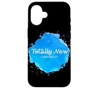 Totally New - Christian Faith Baptism 2 Corinthians 5:17 Carcasa para iPhone 16