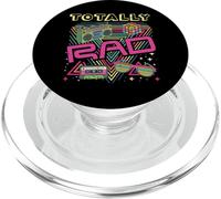 Totally RAD 80s Boombox Casete Rubiks Retro Hombres Mujeres Niños PopSockets PopGrip para MagSafe