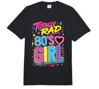 Totally RAD 80s Girl Retro Vibrante Nostalgia Divertido Ambiente Fiesta Comfort Colors Adult Heavyweight T-Shirt
