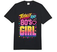 Totally RAD 80s Girl Retro Vibrante Nostalgia Throwback Party Comfort Colors Adult Heavyweight T-Shirt