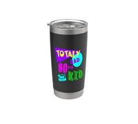 Totally Rad 80's Kid Birthday 1980s 1980's 80s Cita diciendo Vaso térmico de acero inoxidable de doble pared