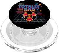 Totally RAD Funny 80s Retro Radical Radiation Hazmat Humor PopSockets PopGrip para MagSafe
