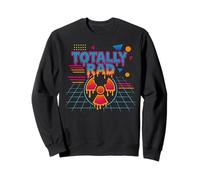 Totally RAD Funny 80s Retro Radical Radiation Hazmat Humor Sudadera
