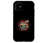 Totally Rad Retro 80s Boombox Joystick Cassette Tape Energy Carcasa para iPhone 11