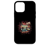 Totally Rad Retro 80s Boombox Joystick Cassette Tape Energy Carcasa para iPhone 12 mini