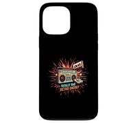 Totally Rad Retro 80s Boombox Joystick Cassette Tape Energy Carcasa para iPhone 13 Pro Max