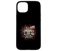 Totally Rad Retro 80s Boombox Joystick Cassette Tape Energy Carcasa para iPhone 15 Plus