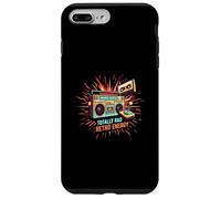 Totally Rad Retro 80s Boombox Joystick Cassette Tape Energy Carcasa para iPhone 7 Plus/8 Plus